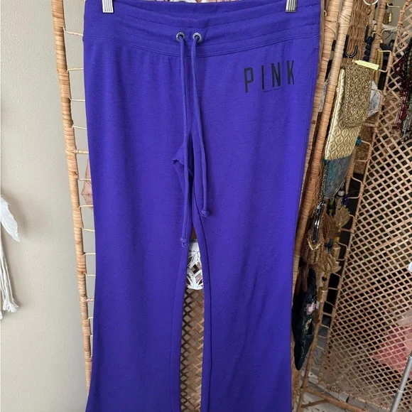 Victoria's Secret PINK Flare Bottom Pants - Charcoal and purple - Picture 6 of 11